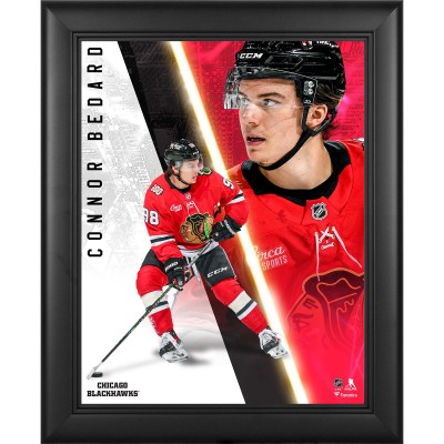 Connor Bedard Chicago Blackhawks Fanatics Authentic Framed 13 x 16 Radiance Collage