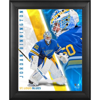 Jordan Binnington St. Louis Blues Fanatics Authentic Framed 13 x 16 Radiance Collage