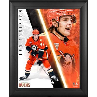 Leo Carlsson Anaheim Ducks Fanatics Authentic Framed 13 x 16 Radiance Collage