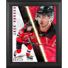 Коллаж Jack Hughes New Jersey Devils Fanatics Authentic Framed 13" x 16" Radiance