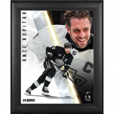 Anze Kopitar Los Angeles Kings Fanatics Authentic Framed 13 x 16 Radiance Collage