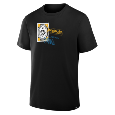 Pittsburgh Penguins Black 2025 NHL Global Series Hometown To Stockholm Legacy T-Shirt