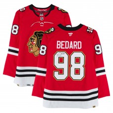 Игровая джерси Connor Bedard Chicago Blackhawks Autographed Fanatics Authentic 2025 Red Centennial Season Fanatics Premium Игровая джерси Connor Bedard Chicago Blackhawks Autographed Fanatics Authentic 2025 Red Centennial Season Fanatics Premium