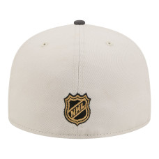 Бейсболка Vegas Golden Knights New Era Tan/Black Localized City Icon 59FIFTY