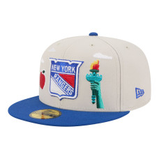 Бейсболка New York Rangers New Era Tan/Blue Localized City Icon 59FIFTY Бейсболка New York Rangers New Era Tan/Blue Localized City Icon 59FIFTY