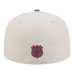 Бейсболка Colorado Avalanche New Era Tan/Blue Localized City Icon 59FIFTY