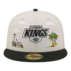 Бейсболка Los Angeles Kings New Era Tan/Black Localized City Icon 59FIFTY Бейсболка Los Angeles Kings New Era Tan/Black Localized City Icon 59FIFTY
