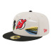 Джерси New Devils New Era Tan/Black Localized City Icon 59FIFTY Fitted Hat Джерси New Devils New Era Tan/Black Localized City Icon 59FIFTY Fitted Hat