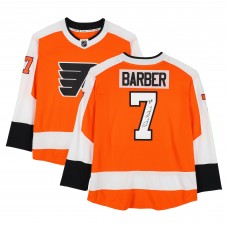 Bill Barber Philadelphia Flyers Autographed Fanatics Authentic Orange Fanatics Breakaway Jersey with HOF 90 Inscription