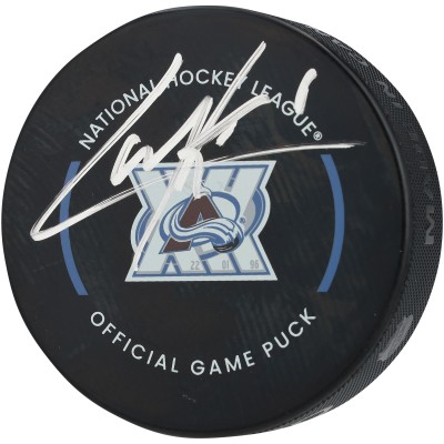 Cale Makar Colorado Avalanche Autographed Fanatics Authentic 30th Anniversary Official Game Puck