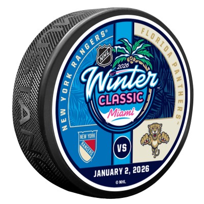 New York Rangers vs. Florida Panthers 2026 NHL Winter Classic Commemorative Puck
