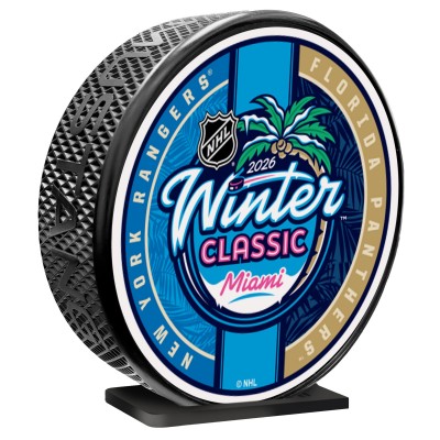New York Rangers vs. Florida Panthers 2026 NHL Winter Classic Mega Puck