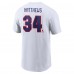 US Hockey Auston Matthews Nike White 2026 Name & Number T-Shirt