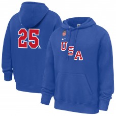 US Hockey Charlie McAvoy Nike Royal 2026 Name & Number Hoodie US Hockey Charlie McAvoy Nike Royal 2026 Name & Number Hoodie