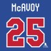 US Hockey Charlie McAvoy Nike Royal 2026 Name & Number Hoodie