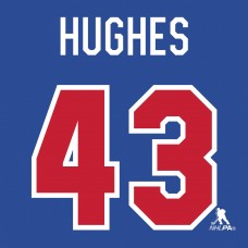 US Hockey Quinn Hughes Nike Royal 2026 Name & Number Hoodie
