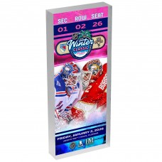 Florida Panthers vs. New York Rangers Highland Mint 2026 NHL Winter Classic 3D Acrylic Block Art Florida Panthers vs. New York Rangers Highland Mint 2026 NHL Winter Classic 3D Acrylic Block Art
