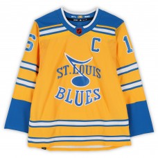 Brett Hull St. Louis Blues Autographed Fanatics Authentic 2022-23 Gold Reverse Retro adidas Jersey