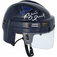 Brett Hull St. Louis Blues Autographed Fanatics Authentic Navy Mini Helmet
