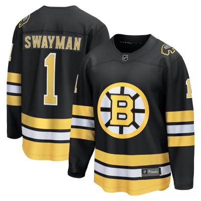 Джерси Boston Bruins Jeremy Swayman Fanatics Black Home Breakaway