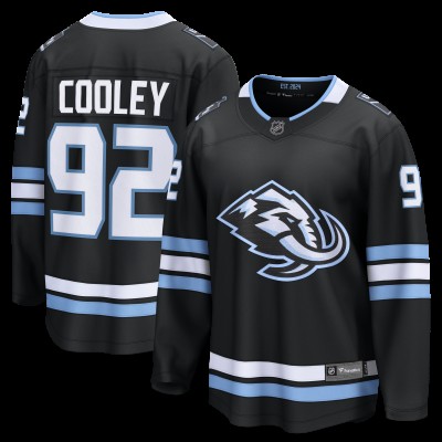 Джерси Utah Mammoth Logan Cooley Fanatics Black Home Breakaway