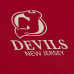 Женская свитшот New Jersey Devils Mitchell & Ness Red Core Essentials