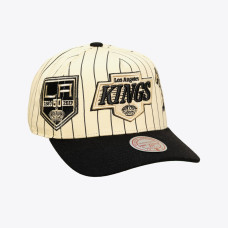 Бейсболка Los Angeles Kings Mitchell & Ness Cream Retro Roots Vintage Stripe Pro Бейсболка Los Angeles Kings Mitchell & Ness Cream Retro Roots Vintage Stripe Pro