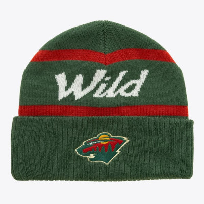Шапка Minnesota Wild Mitchell & Ness Green Head Coach