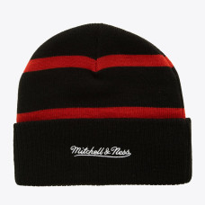 Джерси New Devils Mitchell & Ness Black Head Coach Cuffed Knit Hat