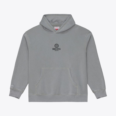 Толстовка Boston Bruins Mitchell & Ness Gray Core Essentials