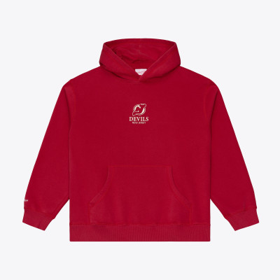 Толстовка New Jersey Devils Mitchell & Ness Red Core Essentials