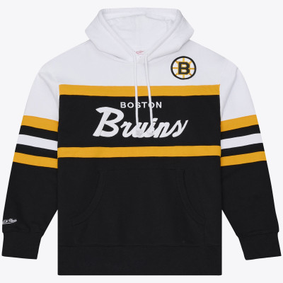 Толстовка Boston Bruins Mitchell & Ness Black Head Coach