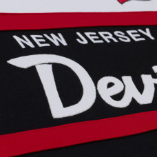Толстовка New Jersey Devils Mitchell & Ness Black Head Coach Толстовка New Jersey Devils Mitchell & Ness Black Head Coach