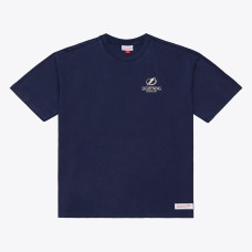 Футболка Tampa Bay Lightning Mitchell & Ness Navy Core Essentials Футболка Tampa Bay Lightning Mitchell & Ness Navy Core Essentials