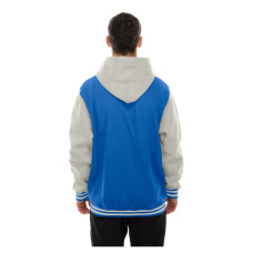 Рубашка New York Rangers New Era Blue/Gray Hooded Varsity Jacket Рубашка New York Rangers New Era Blue/Gray Hooded Varsity Jacket