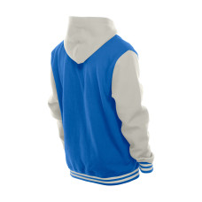 Рубашка New York Rangers New Era Blue/Gray Hooded Varsity Jacket Рубашка New York Rangers New Era Blue/Gray Hooded Varsity Jacket