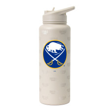 Термос Buffalo Sabres Logo Brands 34oz. Sand Ghost