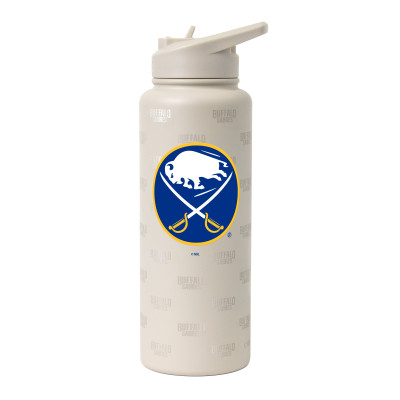 Термос Buffalo Sabres Logo Brands 34oz. Sand Ghost