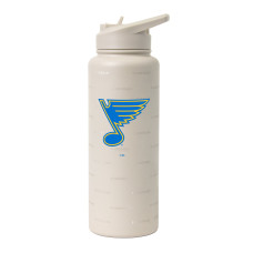 St. Louis Blues Logo Brands 34oz. Sand Ghost Quencher Bottle