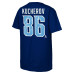 Детская футболка Tampa Bay Lightning Nikita Kucherov Fanatics Blue Alternate Captain 2026 Stadium Series