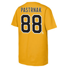 Детская футболка Boston Bruins David Pastrnak Fanatics Gold Alternate Captain 2026 Stadium Series