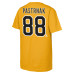 Детская футболка Boston Bruins David Pastrnak Fanatics Gold Alternate Captain 2026 Stadium Series
