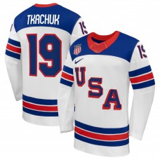 USA Hockey Matthew Tkachuk Nike White 2026 Away Replica Jersey USA Hockey Matthew Tkachuk Nike White 2026 Away Replica Jersey