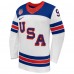 USA Hockey Jack Eichel Nike White 2026 Away Replica Jersey