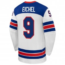 USA Hockey Jack Eichel Nike White 2026 Away Replica Jersey USA Hockey Jack Eichel Nike White 2026 Away Replica Jersey
