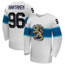 Finland Hockey Mikko Rantanen Nike White 2026 Away Replica Jersey