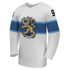 Finland Hockey Mikko Rantanen Nike White 2026 Away Replica Jersey