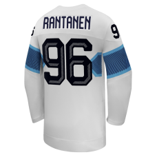 Finland Hockey Mikko Rantanen Nike White 2026 Away Replica Jersey