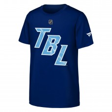 Футболка Tampa Bay Lightning Fanatics Blue 2026 NHL Stadium Series Authentic Locker Room