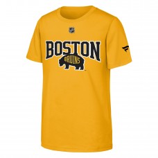Футболка Подростковая Boston Bruins Fanatics Gold 2026 NHL Stadium Series Authentic Locker Room